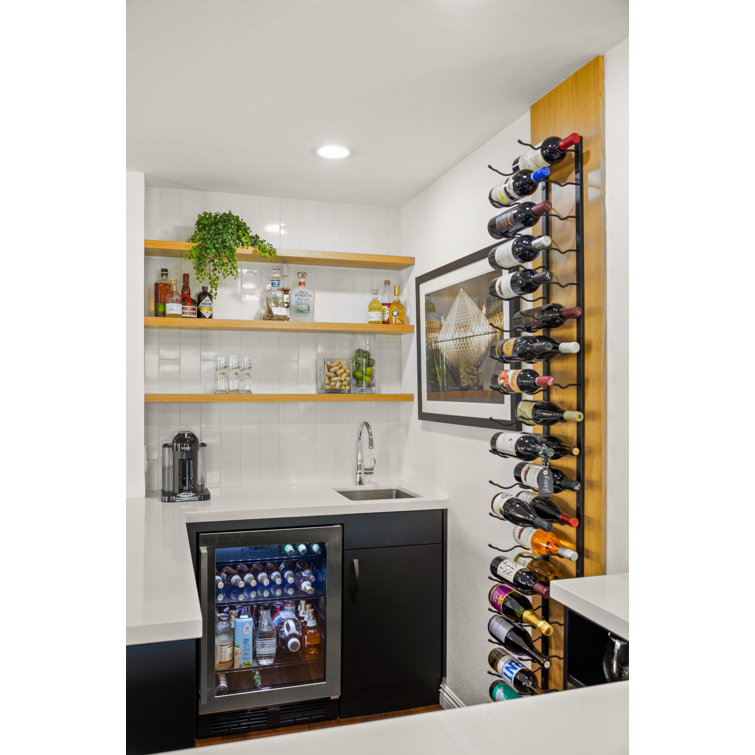 Wall mounted wine online fridge